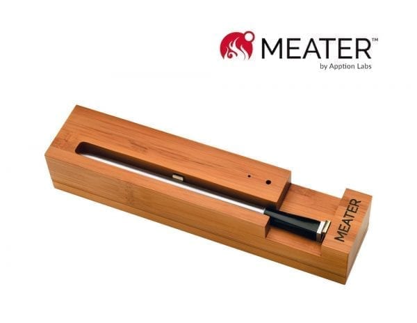 Meater App and probe will guide you to cook meat perfectly in Outdoor Fireplace