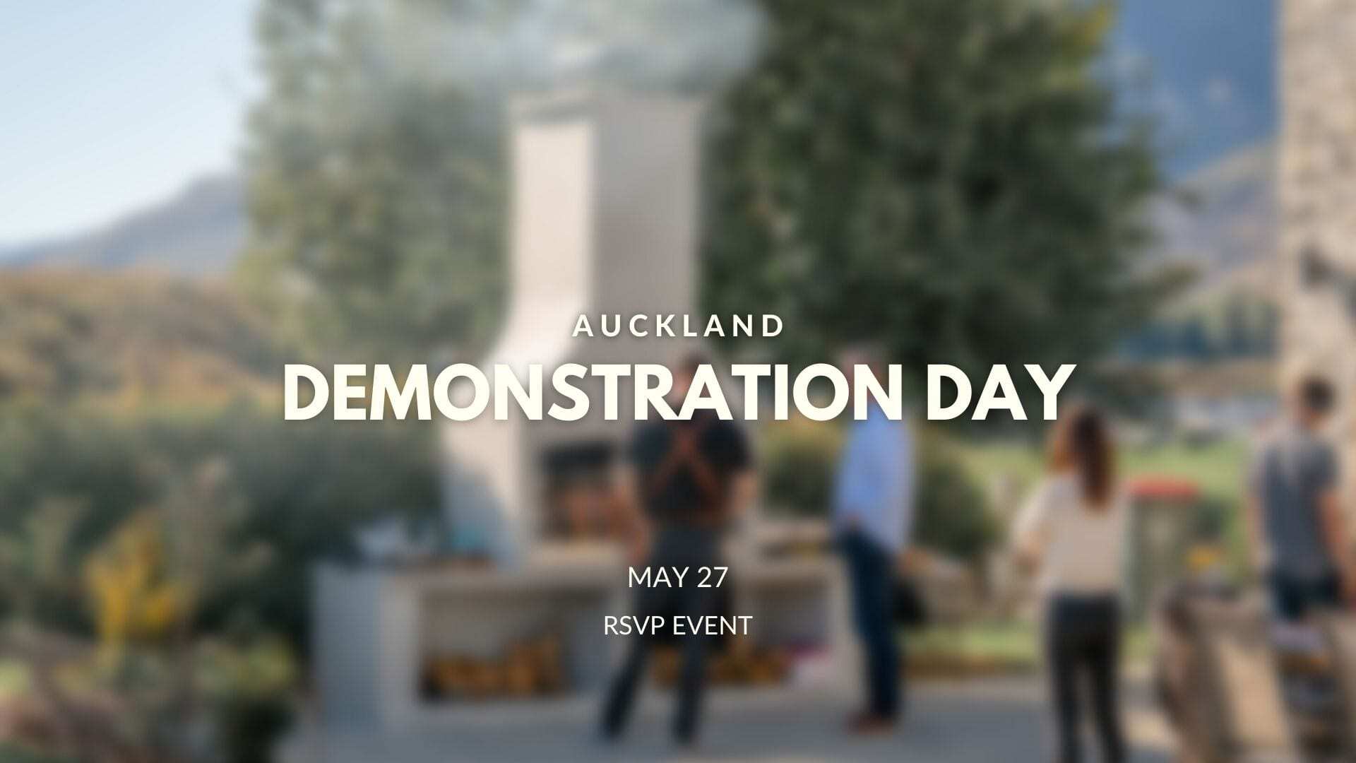 Flarefires Outdoor Fireplaces Demonstration Day Auckland on May 27