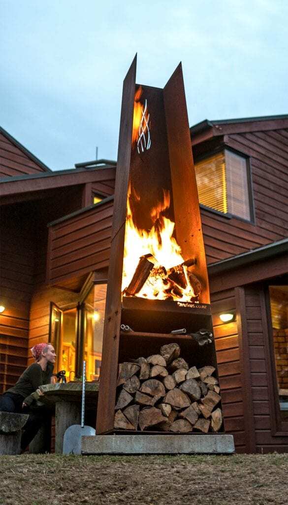 Flare Martello Outdoor Fireplace brings beauty to the house