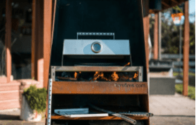 Pizza Hood Kit on a Martello Fireplace