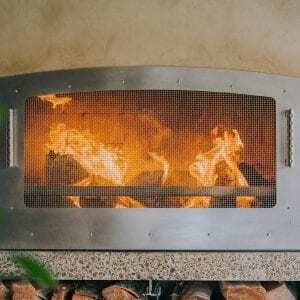 Flare Night Guard adds more safety to the Outdoor Fireplace